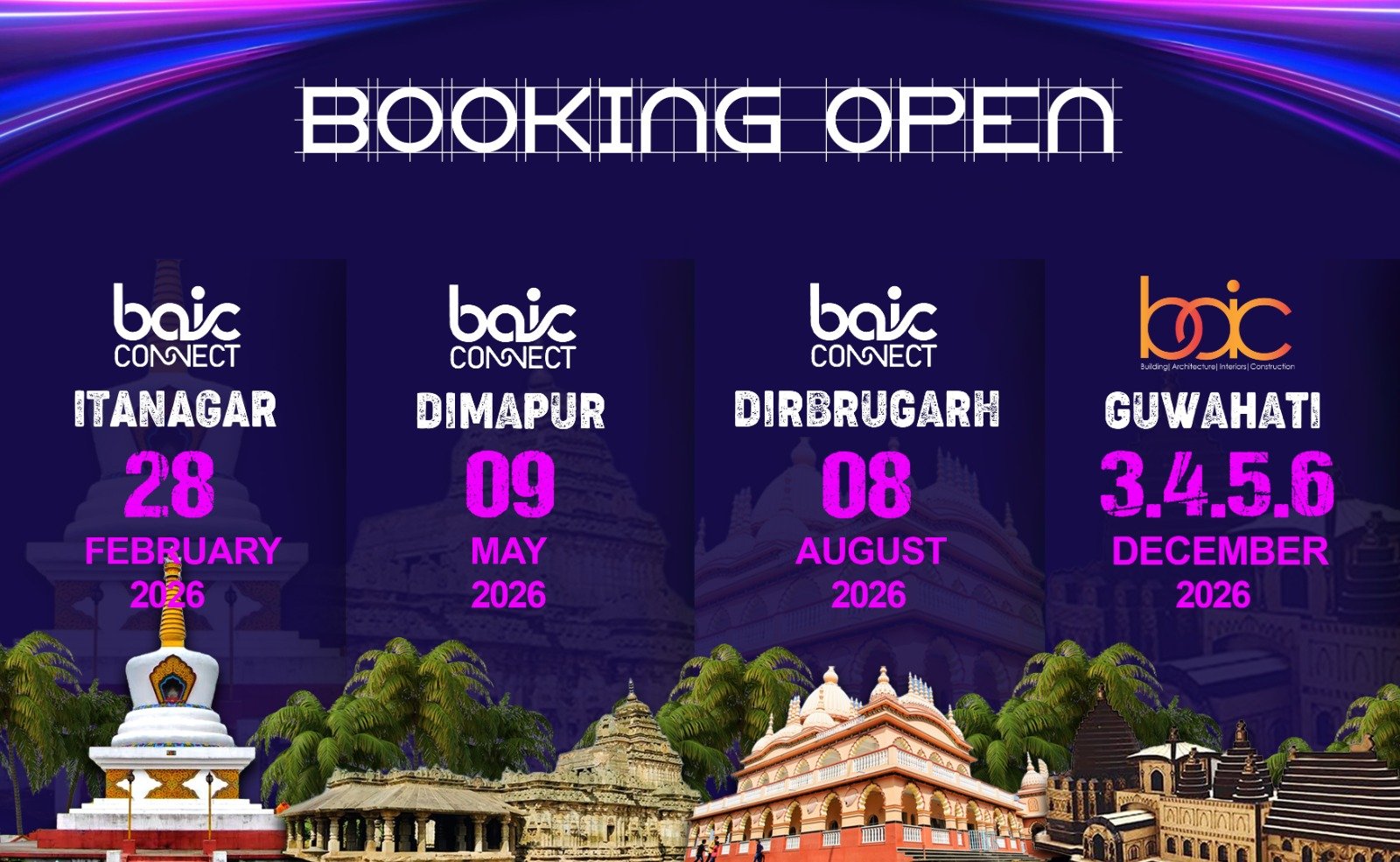 baic-North East's Biggest Building, Architecture, Interiors & Construction Exhibition in guwahati