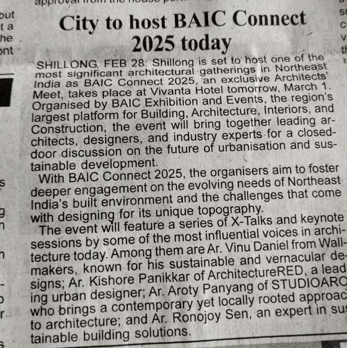 baic-North East's Biggest Building, Architecture, Interiors & Construction Exhibition in guwahati